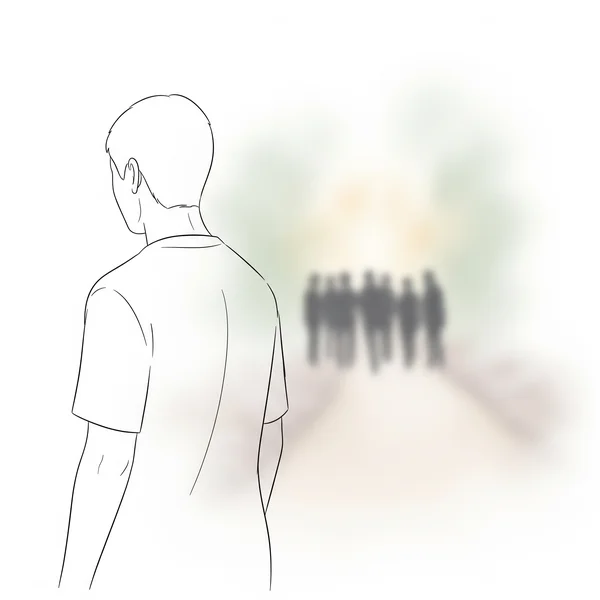 回避作为创伤行为症状的图示
