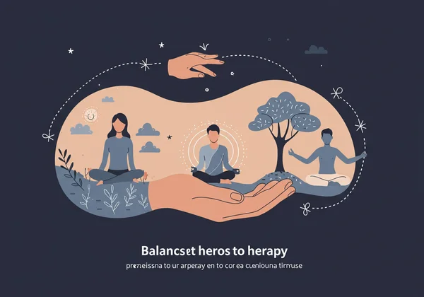 Holistic healing with professional support and self-care.