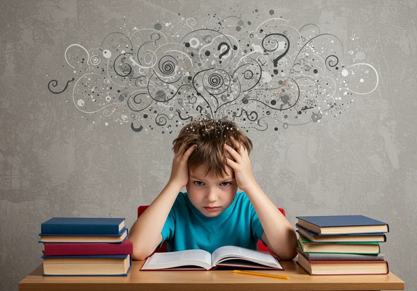 Child struggles with learning due to trauma's impact.